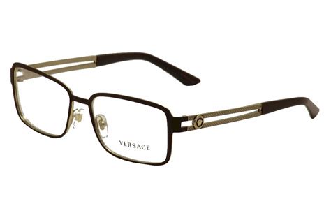 versace rimmed glasses men